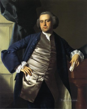  Moses Oil Painting - Moses Gill colonial New England Portraiture John Singleton Copley